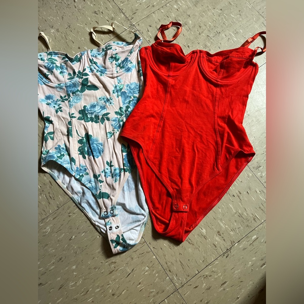 American apparel corset unitard BUNDLE